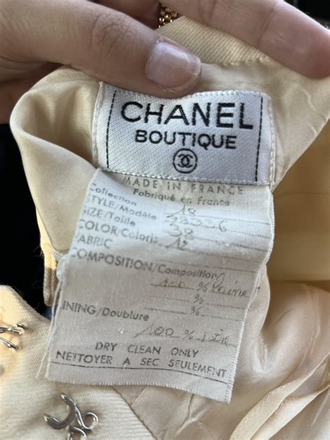 chanel box tag|vintage chanel inside tags.